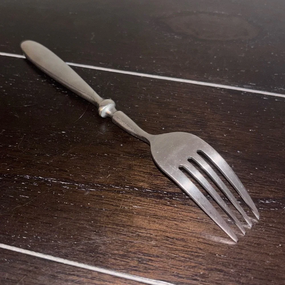 1 Dinner Fork | Linette | JC Penney | Stainless‎ Chris Madden China Satin